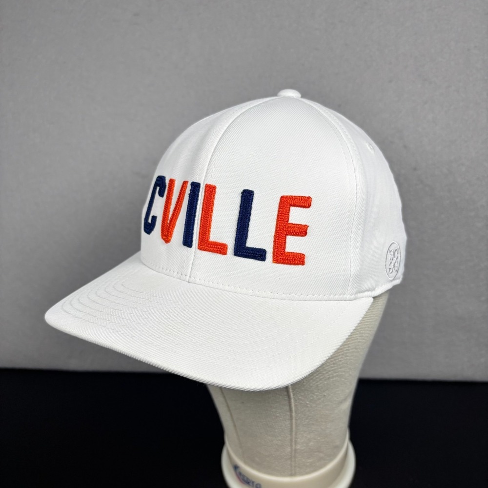 G/FORE Charlottesville C-VILLE Golf Hat White Snapback Cap G4 G-Fore UVA Cavs
